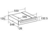CDA VW153BL (87) 14cm Warming Drawer in Black - (Ex Display) - HW181987