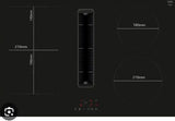 Neff N50 V58NBS1L0 (81) 80cm Induction Hob with Venting Extractor - (Tatty Box) - HW182281