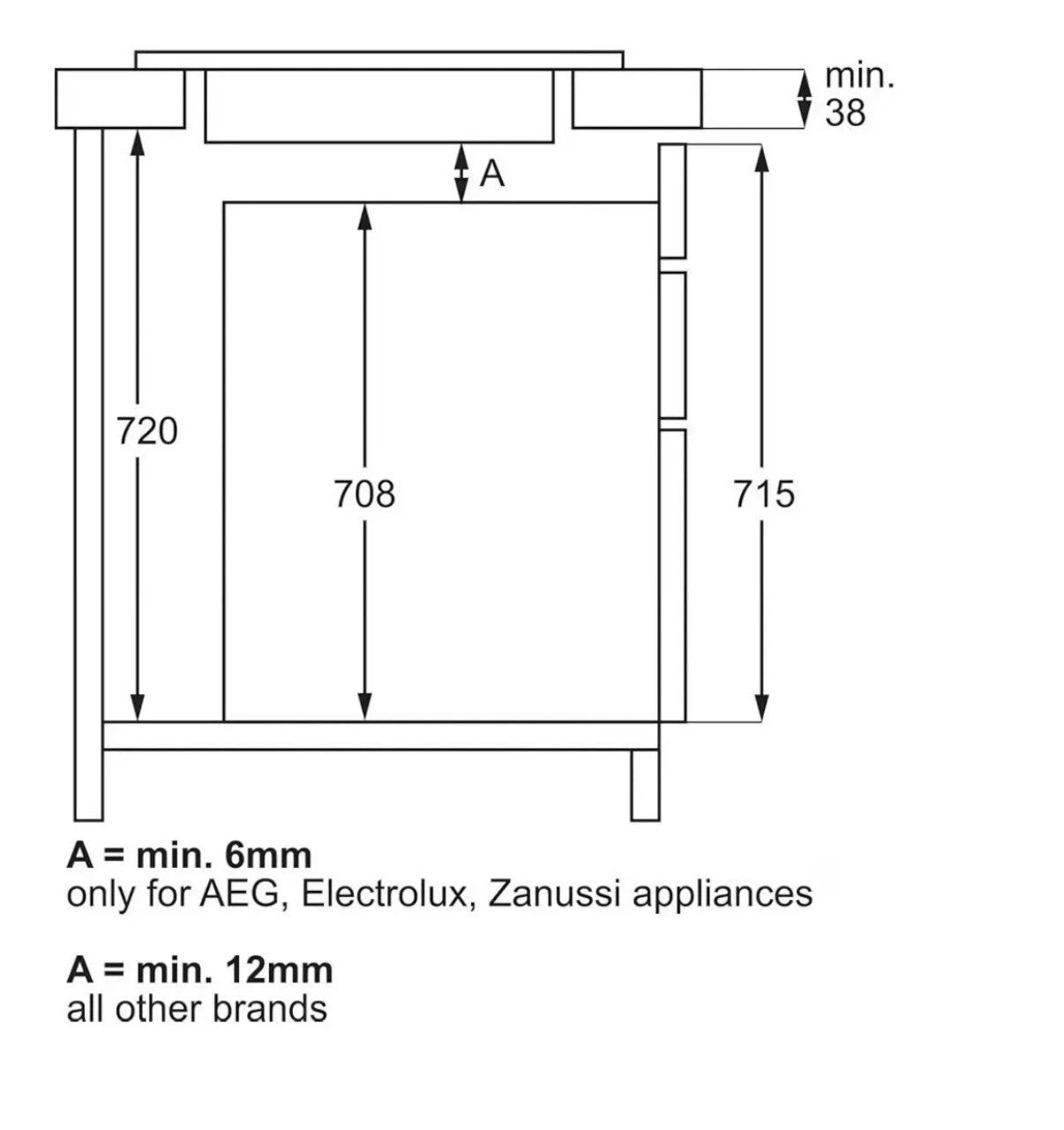 AEG 7000 Series IAX64411CB 59cm 4-Zone SenseBoil® Induction Hob in Black - Hob2Hood - (Tatty Box) - HW181832-02