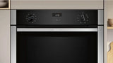 Neff N50 B3ACE4AN3B (40) Built in Slide & Hide Electric Single Oven in Stainless Steel - (New Boxed) - HW182740