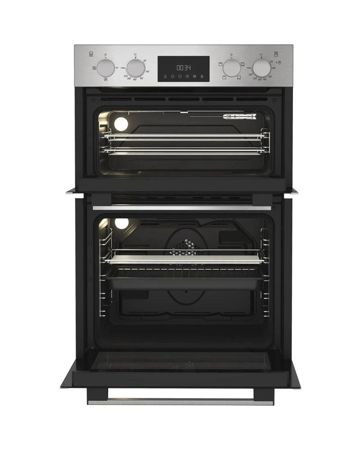 Hotpoint DIH 10D IX 113 Litre Double Built-in Oven in Stainless Steel - A/A Rated - HW182399