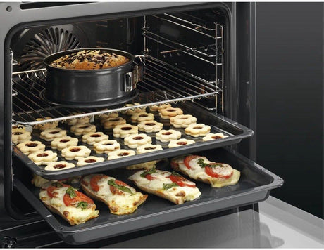 AEG BEX535A61M (82) 3000 Built-in Electric Single Oven with AirFry and Aqua Clean in Stainless Steel - A+ Rated - (Ex Display) - HW182282