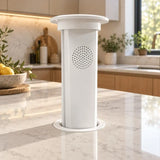 N28-0200WHUK Motorised PopUp Socket with Bluetooth® Technology Speaker and Wireless Charging - (New Boxed) - HW182913