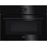 AEG KMK768080B (01) 7000 Series CombiQuick Built In Microwave Oven with Enamel Cleaning in Classic Black - (Ex Display) - HW181901