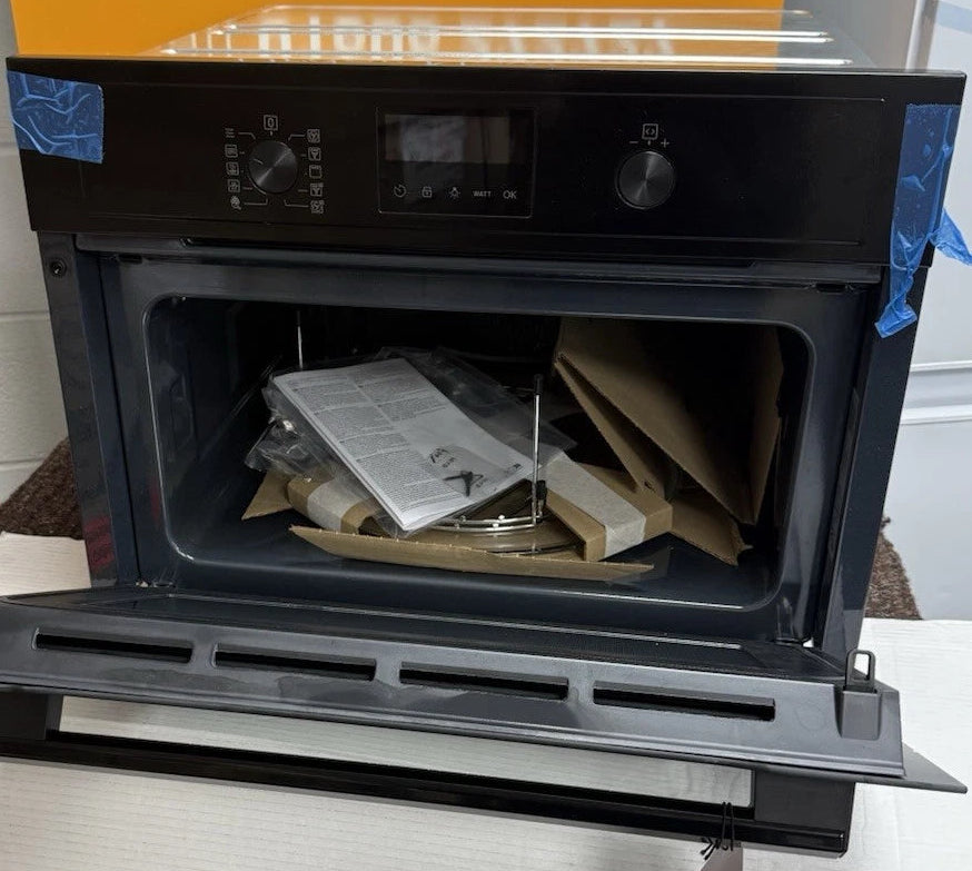 AEG 5000 KOX36506GB (58) CombiAir Built-in Oven and Microwave in Black - (Tatty Box) - HW182758