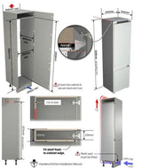 Lamona 70/30 Integrated Fridge Freezer LAM6380 - Extra Tall and Oversized -  HW181778