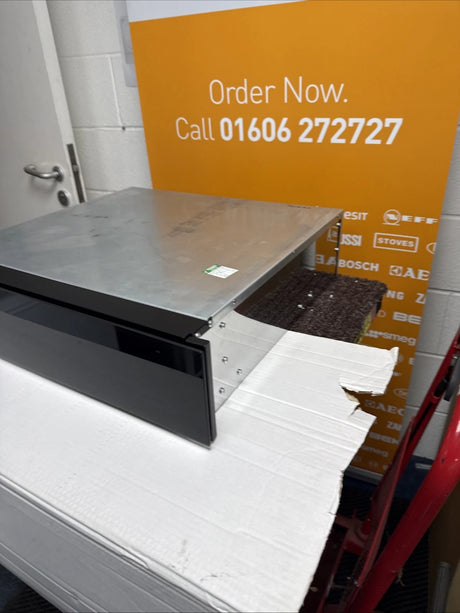 AEG KDK911424M (26) 14cm Warming Drawer in Black Glass - (No Front Branding) - HW181926