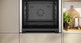 Neff N50 B3ACE4AN3B (40) Built in Slide & Hide Electric Single Oven in Stainless Steel - (New Boxed) - HW182740