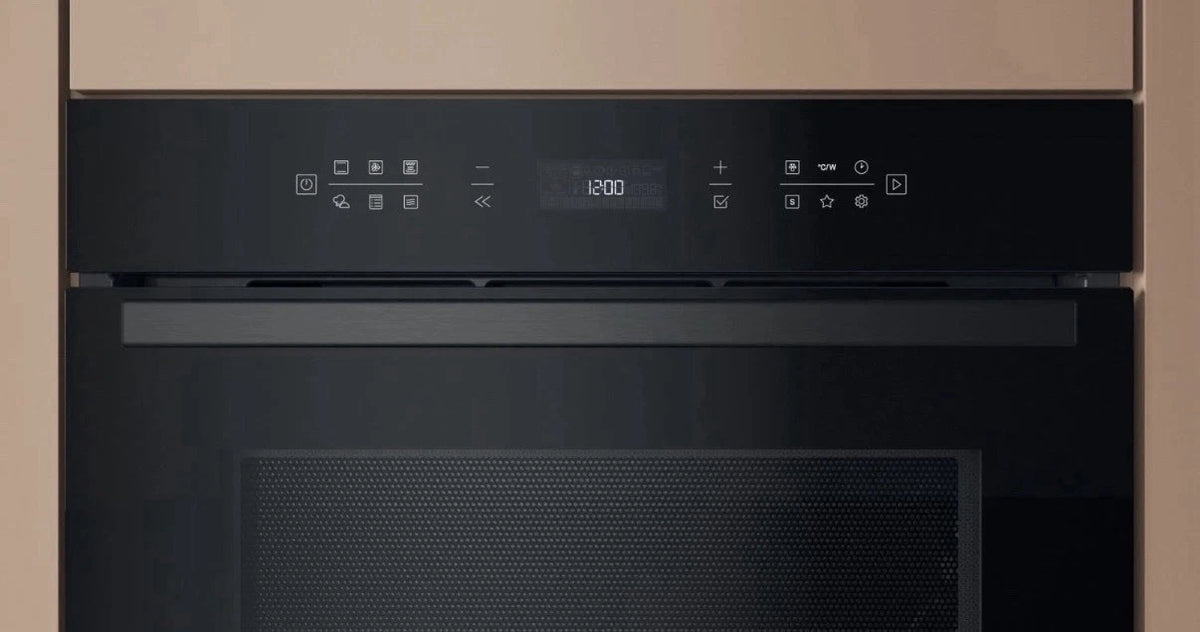 Hotpoint Cook on 3 HCW6O7HTSBUK (01) 53 Litre 950W Built-in Compact Oven with Microwave in Black - (New Tatty Box) - HW182701