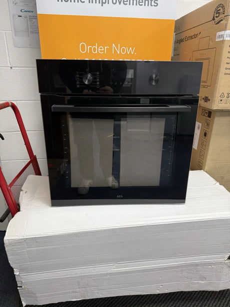 AEG OS6AB50AK (16) Sense Cook Built-in Electric Single Oven in Black - A+ Rated - (Ex Display) - HW182531