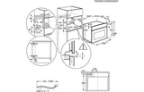 AEG 6000 Series NKK6N501B (08) Combination Oven and Microwave in Black - (Tatty Box) - HW182408