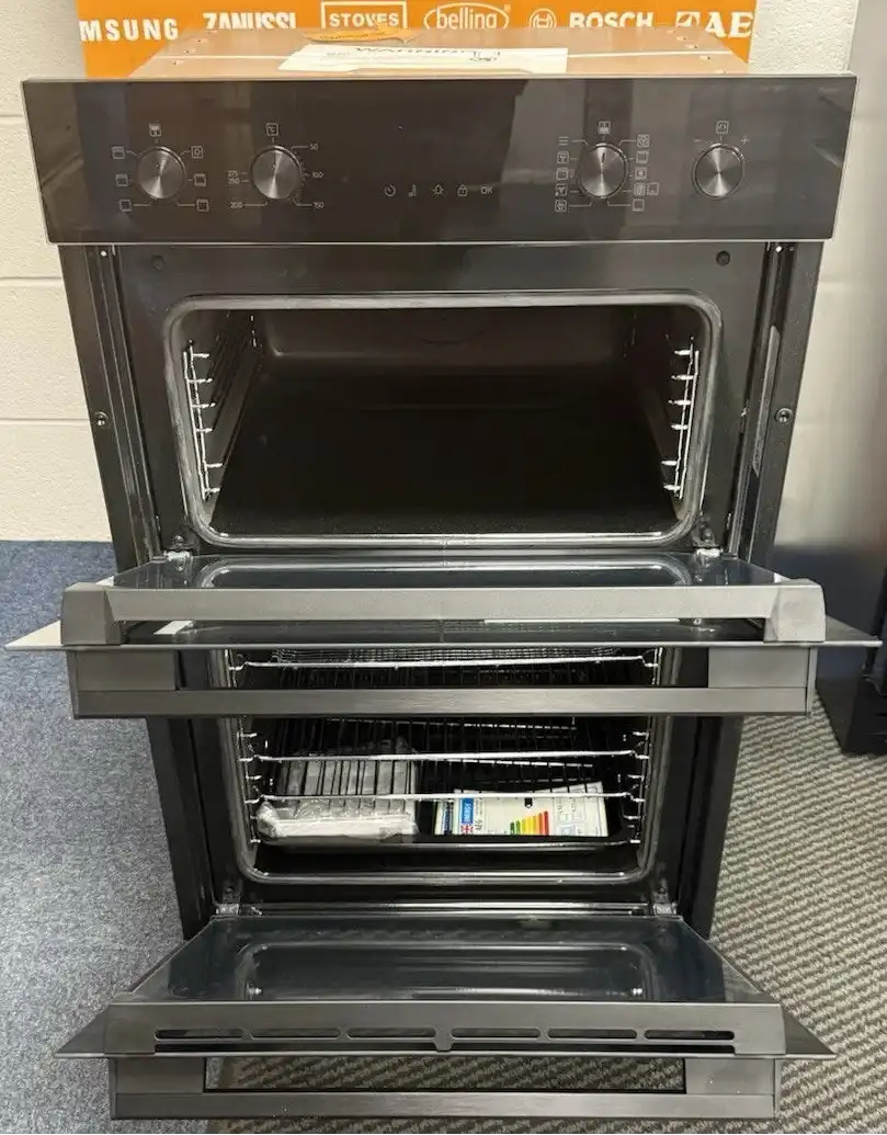AEG NPU5C40B (07) SurroundCook Double Built-in Oven with Air Fry Function in Black - (Ex Display) - HW182807