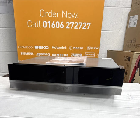 Bosch BIC630NS1B (30) 14cm Warming Drawer in Black & Stainless Steel - (Ex Display) - HW181930