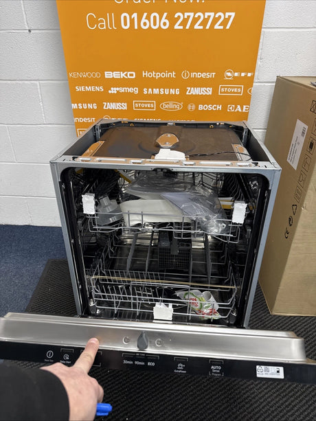 AEG FSB42607Z (04) Air Dry 3000 Fully Integrated Built In Dishwasher - Black Control Panel with Sliding Door Fixing Kit - (Ex Display) - HW182280