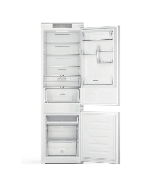 Hotpoint HTC18 T322 UK 70/30 (60) No Frost Integrated Fridge Freezer with Sliding Hinge - E Rated - HW182660
