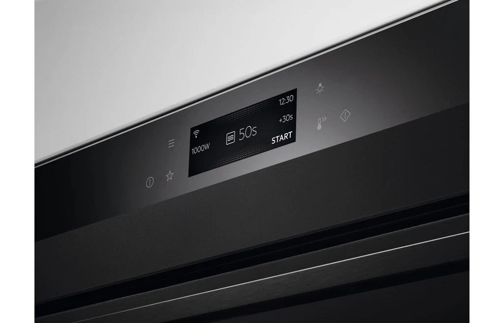 AEG KMK768080T (93) 7000 Series CombiQuick Built In Microwave Oven with Enamel Cleaning in Matt Black - HW181893