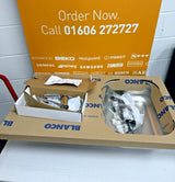 Blanco Lanis 45 S-IF 1.0 Bowl Reversible Inset Sink in Stainless Steel with Waste Kit and Single Lever Mixer Tap - (New Boxed) - HW182832-SWT