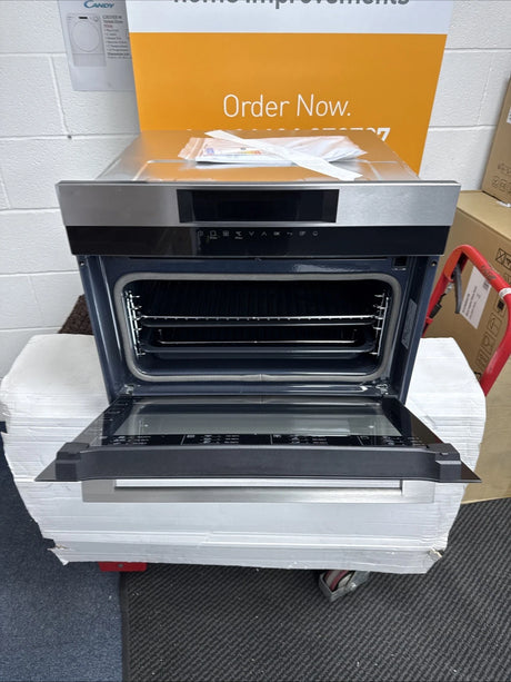 AEG KPK742220M SenseCook 43 Litre Compact Multifunction Oven with Pyrolytic Self Cleaning  in Stainless Steel - A+ Rated - (Graded) - HW181900