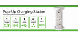 N28-0200WHUK Motorised PopUp Socket with Bluetooth® Technology Speaker and Wireless Charging - (New Boxed) - HW182913
