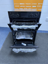 Indesit D11 10D B (04) Electric Built-in Double Oven in Black - A/A Rated - (Ex Display) - HW182304