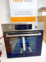 Candy (Neue) FNPX615 Built-in Electric Single Oven with 13 Amp Plug in Stainless Steel - POHW0144