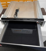 CDA VW155BL (37) 14cm Warming Drawer in Black - Non Branded Glass Front - (Ex Display) - HW182237