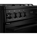 Belling 444412047 FSA Vision DF BLK (71) 60cm Dual Fuel Cooker with Double Oven in Black - (Ex Display) - HW182371