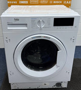 Beko Pro WDIK854441 (30) 8+5 KG 1400 Spin Integrated Washer Dryer in White - A Wash Rated - (Ex Display) - HW182730