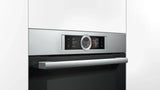 Bosch Series 8 CSG656BS1B Built-in Electric 47 Litre Compact Steam Oven with 4D Hot Air in Stainless Steel - (Blemished) - HW181931