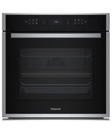 Hotpoint Class 6 HOI6A8PT1SXUK (45) Built in Single AirFry Oven with Pyrolytic Self Cleaning in Stainless Steel - (Ex Display Bemished) - HW182745