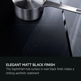 AEG SaphirMatt® TCH74B01FZ (61) 71cm 4 Zone Induction Hob with Venting Extraction in Matt Black - A+ Rated - (Tatty Box) - HW182361 - MANAGERS SPECIAL PRICE £1'119.20