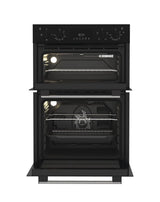 Indesit D11 10D B (04) Electric Built-in Double Oven in Black - A/A Rated - (Ex Display) - HW182304