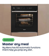 Hotpoint Class 6 HOI68PPT2SBUK (46) Built-In Single Oven with Pyrolytic Cleaning and AirFry Function in Black - A+ Rated - (Ex Display) - HW182746