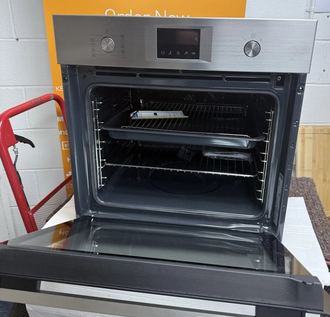 AEG Series 6000 OS6AB50AM (94) Sense Cook Aqua Clean Built-in Single Oven in Stainless Steel - A+ Rated - (Blemished) - HW182294