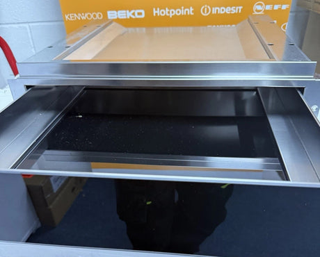 Hotpoint GUD0ABF (90) Built-in Storage Drawer with Black Glass - (Ex Display) - HW181988