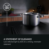 AEG SaphirMatt® TCH74B01FZ (61) 71cm 4 Zone Induction Hob with Venting Extraction in Matt Black - A+ Rated - (Tatty Box) - HW182361 - MANAGERS SPECIAL PRICE £1'119.20