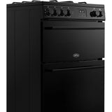 Belling 444412047 FSA Vision DF BLK (71) 60cm Dual Fuel Cooker with Double Oven in Black - (Ex Display) - HW182371