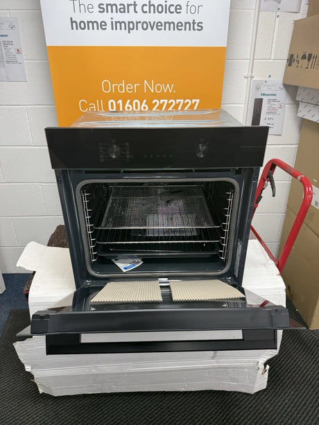 AEG 6000 Series OS6PB50AK (81) Built-in Electric Single Oven with Pyrolytic Self Cleaning in Black - A+ Rated - (Ex Display) - HW182281