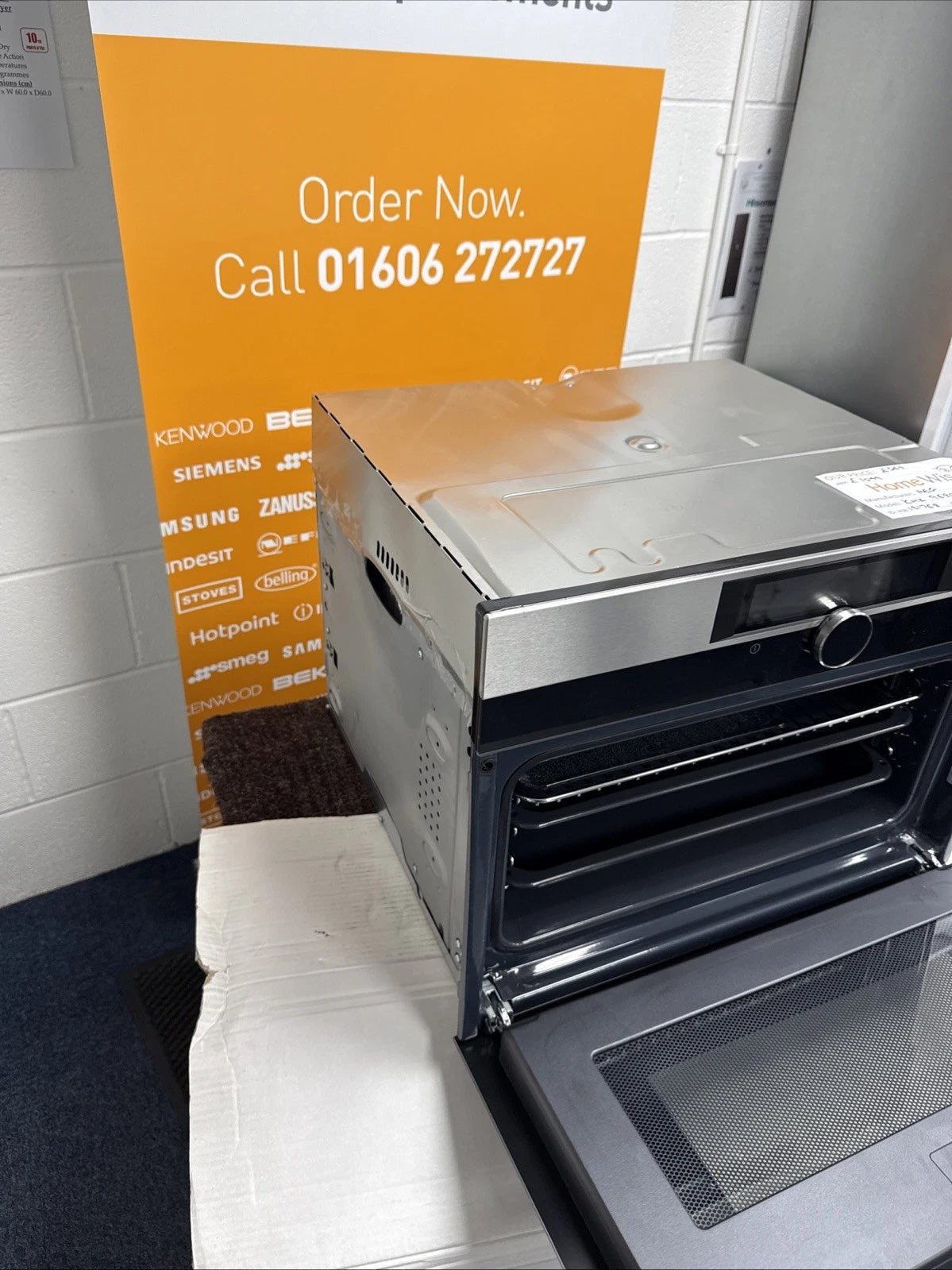 AEG KMK968000M (68) Compact Microwave with Multifunction Oven in Stainless Steel & Black - (Blemished) - HW181768