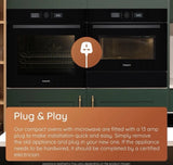 Hotpoint HPD 254CR BUK (59) 1000W 31 Litre Built-in Microwave and Grill in Black - (Ex Display) - HW182159