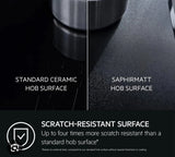AEG 6000 SaphirMatt® NCH84B03AZ (56) 80cm 4 Zone Induction Hob with Venting Extraction in Matt Black - A+ Rated - (Blemished ) - HW182356