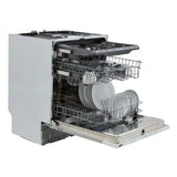 Zanussi ZDLN2621 (40) 14 Place Full Size Fully Integrated Dishwasher with Top Cutlery Tray in White - E Rated - (Ex Display) - HW182240