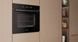 Hotpoint Class 4 HOI4S8PM0BUK (35) Built-in Single Oven with Pyrolytic Self Cleaning and AirFry Function in Black - A+ Rated - (Ex Display) - HW182735