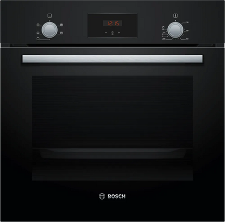 Bosch Series 2 HHF113BA0B (84) Built-In Electric Single Oven in Black with 13 Amp Plug - A Rated - (Ex Display) - HW182284