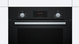 Bosch Series 2 HHF113BA0B (84) Built-In Electric Single Oven in Black with 13 Amp Plug - A Rated - (Ex Display) - HW182284