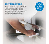 Beko RecycledNet® BBXDF22300S (86) Built In Double Oven in Silver - A/A Rated -( Ex display - HW182686