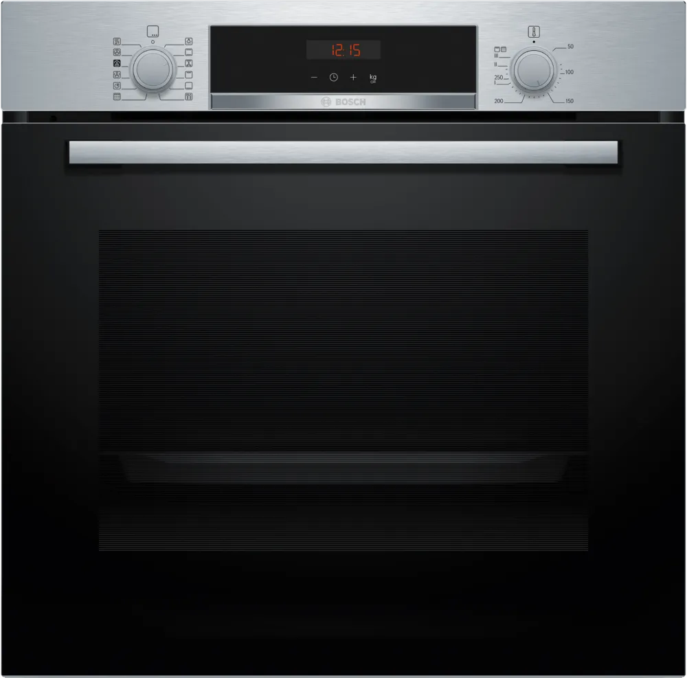 Bosch Series 4 HQA574BS3B (81) Electric Single Oven with Pyrolytic Self Cleaning in Stainless Steel - (Graded) - HW181914