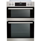 AEG 6000 DEB331010M (02) SurroundCook Clean Enamel Electric Double Built In Oven in Stainless Steel - A/A Rated - (Ex Display) - HW182402