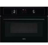 01 AEG KMX365060B (33) Built-In Combination Microwave Oven in Black - (Ex Display) - HW181833