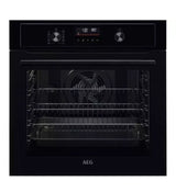 AEG BPX535061B (89) Built-In Electric Single Oven with Pyrolytic Self Cleaning in Black - A Rated - (Ex Display) - HW181789